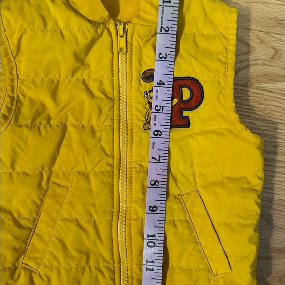 Vintage Pooh Yellow Quilted Vest with Embroidered Patch - 24 Months - Picture 8 of 8